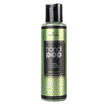 Sensuva - Handipop Handjob Massage Gel Green Apple