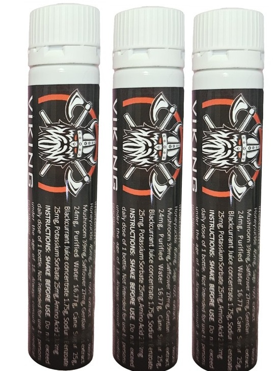 Viking Njord Erektionshjälp Shot 3 x 25ml