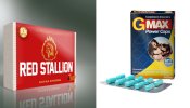 Erektionshjlp Paket 6 -  Red Stallion + GMax - spara 12%