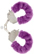 Temptasia - Plush Fur Cuffs - Burgundy