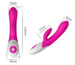 Nalone Rhythm -  Vibrator med dualaction och rststyrning