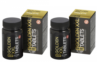  Big Boy Golden XXL - 2 burkar-Penisfrstorare 