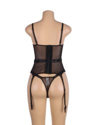 Garter Lingerie With Back Buckles