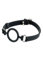 Silicone O-Ring Gag Black