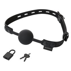 Sincerely Locking Lace Silicone Ball Gag