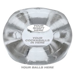 Oxballs - Tri-Sport XL Thicker 3-Ring Sling Clear