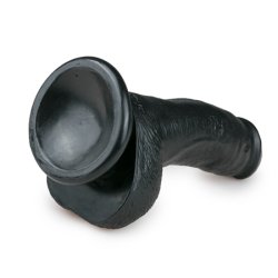 Realistisk Svart Dildo -15 cm