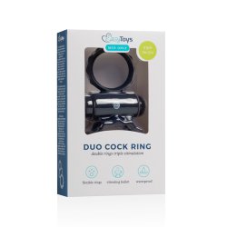 Duo Cock Ring - Black
