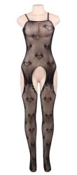 Heart Mesh Kroppstrumpa