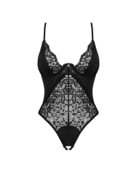 Bellastia Crotchless Teddy - Black
