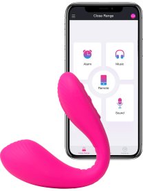 Lovense - Dolce Adjustable Dual Vibrator Magenta