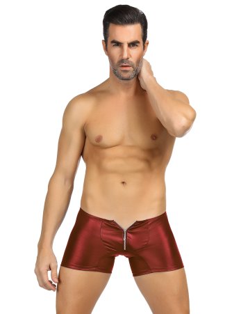  Men's Leather Short Pants 