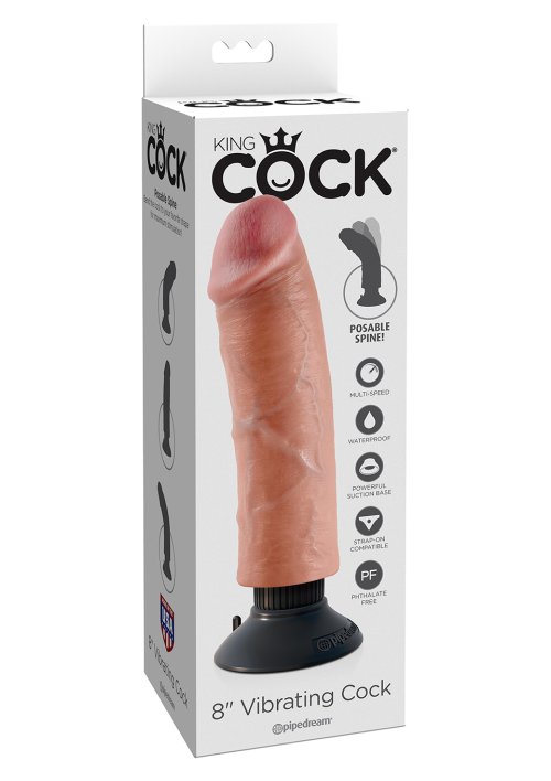 Vibrating Cock Flesh 8 Inch