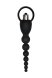 A&E Vibrating Silicone Anal Beads Black