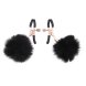 Noir - Pom Adjustable Nipple Clamps - Black