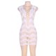 Crocheted Lace Hollow-Out Chemise Dress - XL