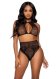  Halter Crop Top & Thong Panty 