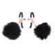Noir - Pom Adjustable Nipple Clamps - Black