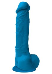 Colours Pleasure Dildo 8Inch Blue