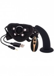 Dildo Strap-On Vibrating 5inch