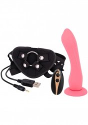 Dildo Strap-On Vibrating 7inch