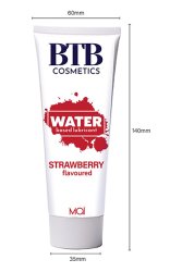 Btb Water Based Flavored Strawberry Lubricant 100Ml