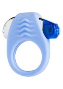 Stylish Soft Touch C-Ring Blue