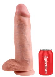 Cock 12 Inch W/ Balls Flesh