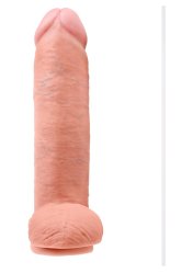 Cock 12 Inch W/ Balls Flesh