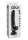  Pipedream -Cock With Balls Black 9 Inch 