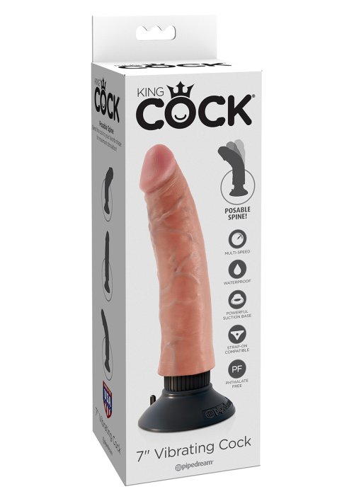 Vibrating Cock Flesh 7 Inch