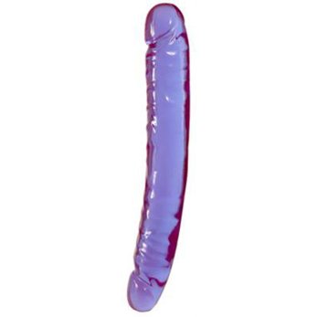  Double Dong 12Inch Purple Jelly 