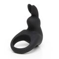  Happy Rabbit - Rechargeable Vibrating Rabbit Cock Ring Black 