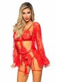  Set Body & Jacket All Romance - Red 