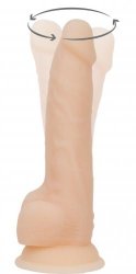 Realistic Rotating Dildo With Remote Control - 18 cm