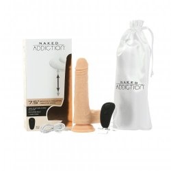 Rotating Thrusting Dildo With Remote Control - 19 cm