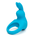  Happy Rabbit - Rechargeable Vibrating Rabbit Cock Ring Blue 