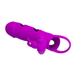 Penis Sleeve with Clitoris Stimulator