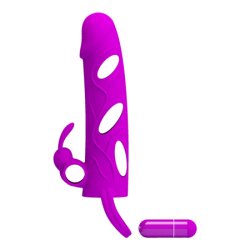 Penis Sleeve with Clitoris Stimulator