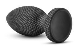 Spark - Silicone Anal Plug Carbon Fiber - Large