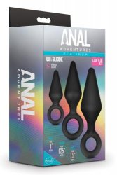 Anal Adventures  - Silicone Anal Plug Set