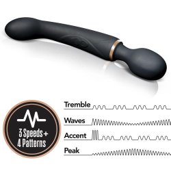 Lush Gia Double Vibrator - Black