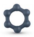  Hexagon Cockring With Steel Balls 