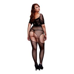 Baci - Crotchless Suspender Bodystocking