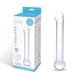 Glas - Realistic Head Glass Dildo