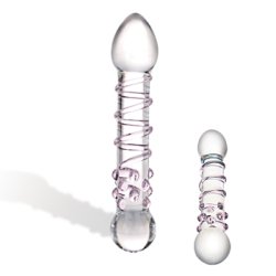 Glas - Spiral Staircase Full Glass Dildo