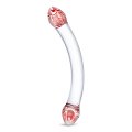  Glas - Red Head Double Glass Dildo 