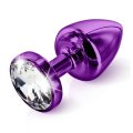  Diogol - Butt Plug Round Purple 30 mm 