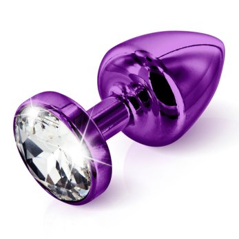  Diogol - Butt Plug Round Purple 35 mm 