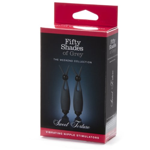 Fifty Shades of Grey - Vibrating Nipple Clamps Black